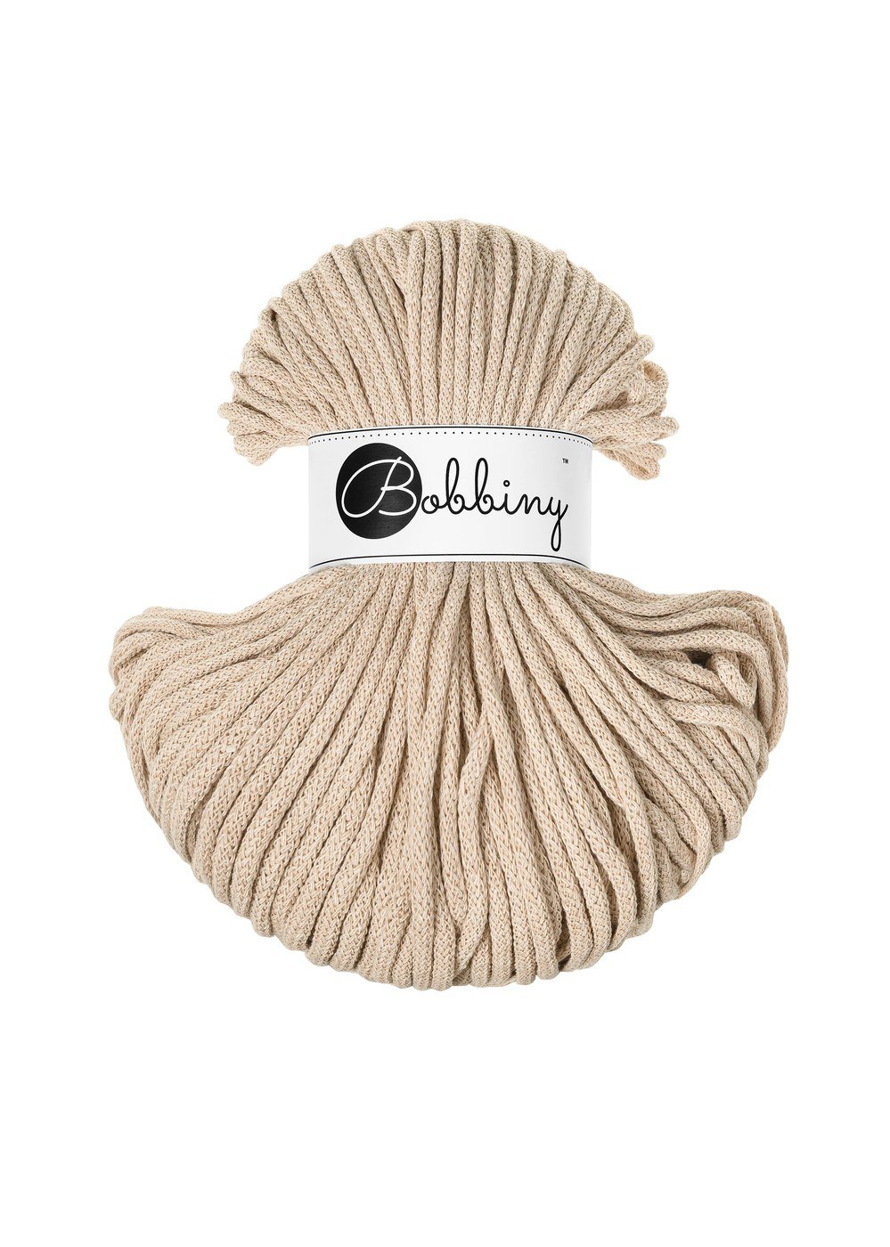 bobbiny-classic-4mm-warm-beige-img Шнур Bobbiny Classic 4 мм Warm Beige, 100 м - Зображення 1