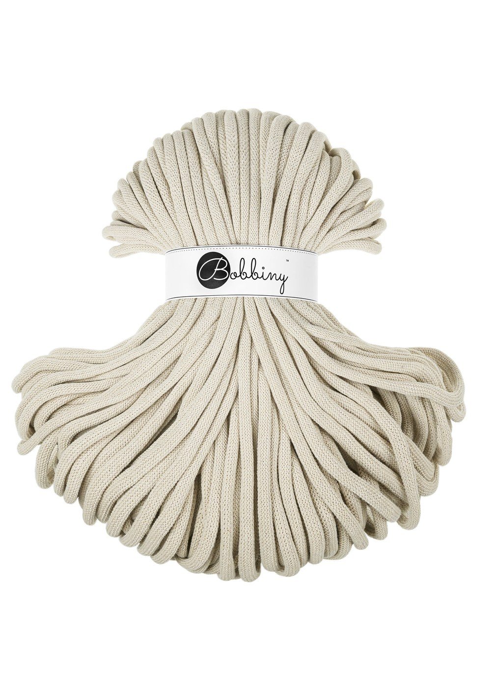 bobbiny-jumbo-9mm-30m-cashmere-beige-img Шнур Bobbiny Jumbo 9 мм Cashmere Beige, 30 м - Зображення 1
