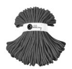 Шнур Bobbiny Jumbo 9 мм Charcoal, 30 м