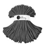 Шнур Bobbiny Jumbo 9 мм Charcoal, 30 м