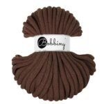 Шнур Bobbiny Jumbo 9 мм Chocolate Brown, 30 м