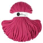 Шнур Bobbiny Jumbo 9 мм Dopamine Pink, 30 м
