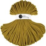 Шнур Bobbiny Jumbo 9 мм Spicy Yellow, 30 м