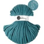 Шнур Bobbiny Jumbo 9 мм Teal, 30 м