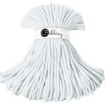 Шнур Bobbiny Jumbo 9 мм White, 30 м