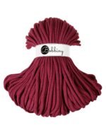 Шнур Bobbiny Jumbo 9 мм Wine Red, 30 м