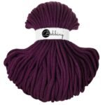 Шнур Bobbiny Jumbo 9 мм Aubergine, 100 м