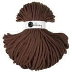 Шнур Bobbiny Jumbo 9 мм Chocolate Brown, 100 м