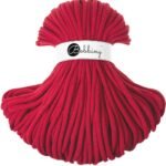 Шнур Bobbiny Jumbo 9 мм Classic Red, 100 м