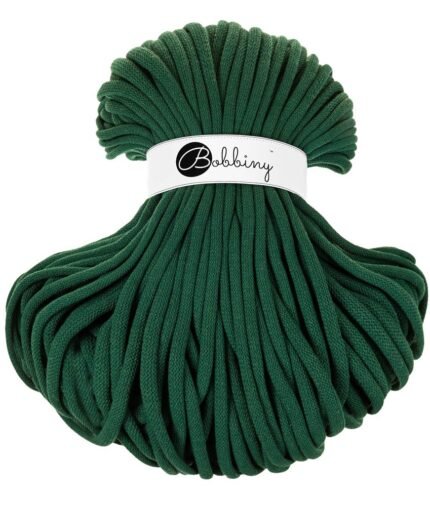 Шнур Bobbiny Jumbo 9 мм Pine Green, 100 м