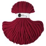 Шнур Bobbiny Jumbo 9 мм Red Velvet, 100 м