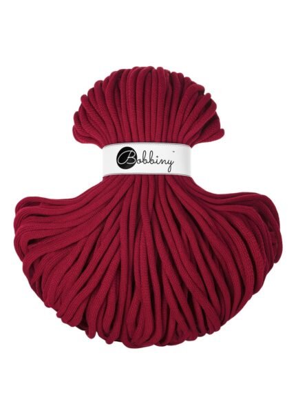 Шнур Bobbiny Jumbo 9 мм Red Velvet, 100 м