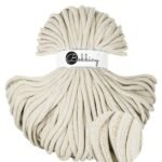 Шнур Bobbiny Jumbo 9 мм Shiny Cashmere Beige, 100 м