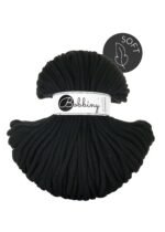 Шнур Bobbiny Jumbo Soft 8 мм Black, 100 м