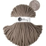 Шнур Bobbiny Jumbo Soft 8 мм Coffee, 100 м