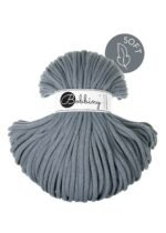 Шнур Bobbiny Jumbo Soft 8 мм Steel, 100 м