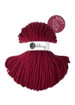 Шнур Bobbiny Jumbo Soft 8 мм Wine Red, 100 м