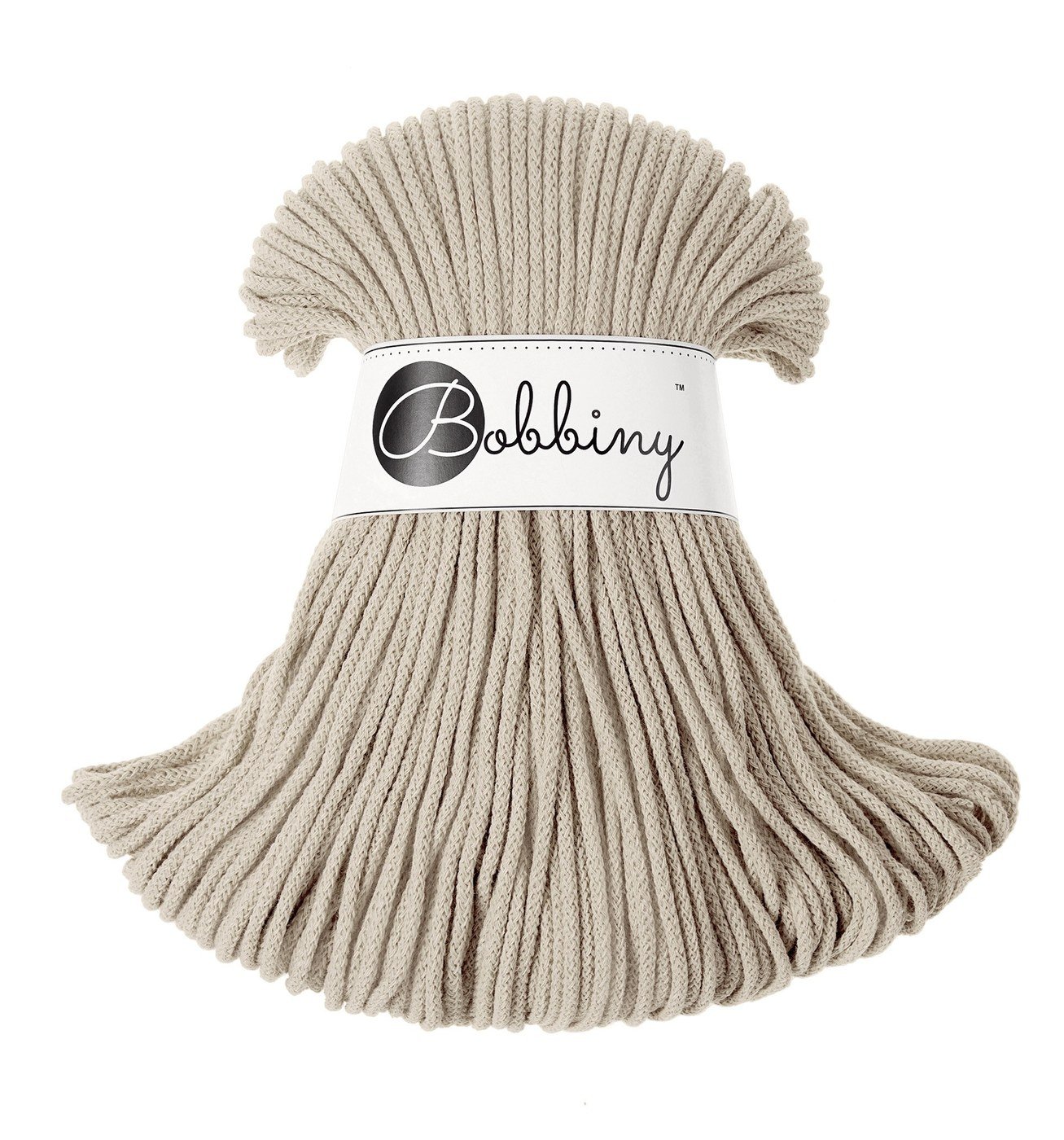 bobbiny-junior-3mm-beige-img Шнур Bobbiny Junior 3 мм Beige, 100 м - Зображення 1