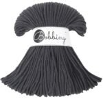 Шнур Bobbiny Junior 3 мм Charcoal, 100 м