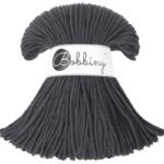 Шнур Bobbiny Junior 3 мм Charcoal, 100 м