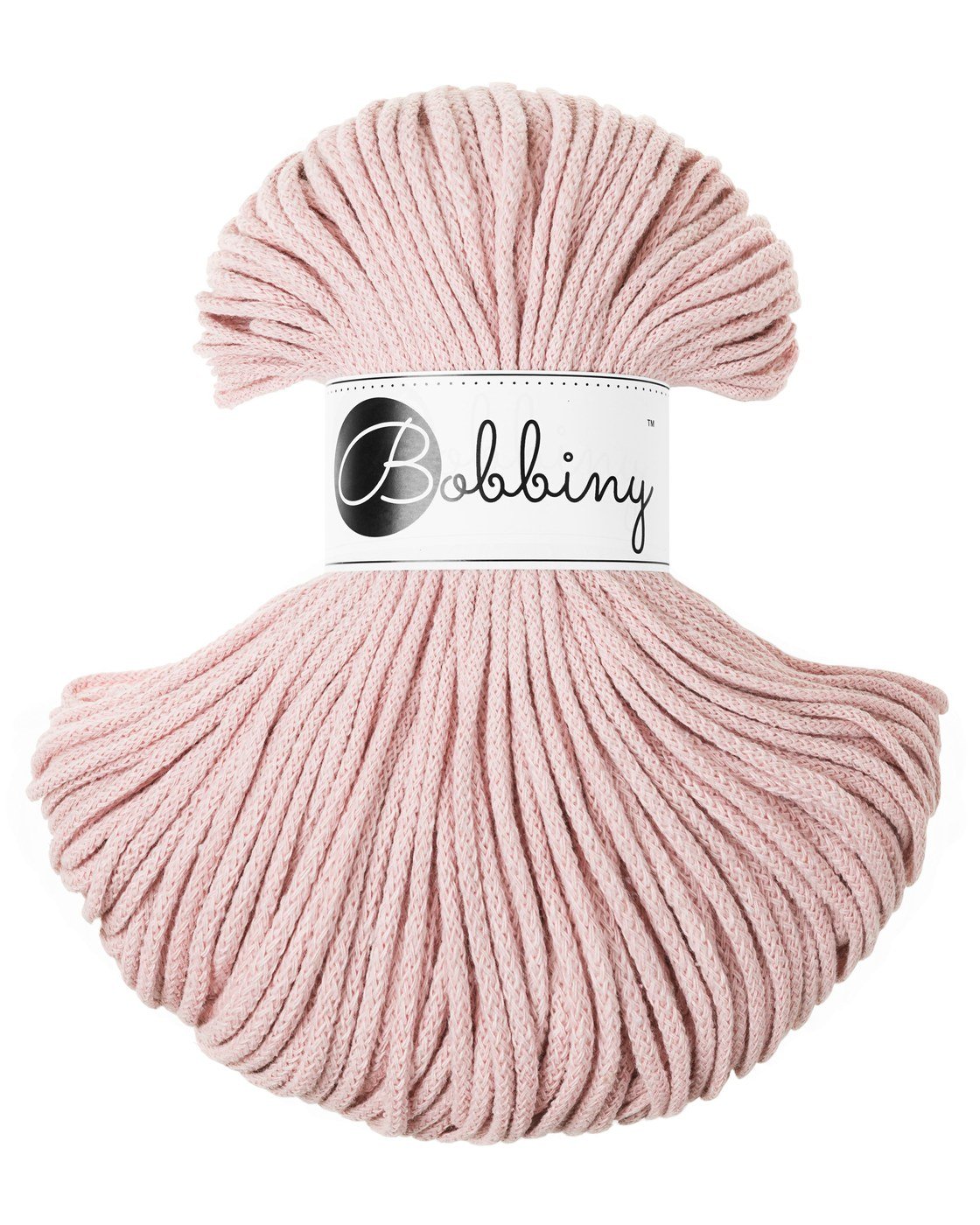 bobbiny-junior-3mm-pastel-pink-img Шнур Bobbiny Junior 3 мм Pastel Pink, 100 м - Зображення 1