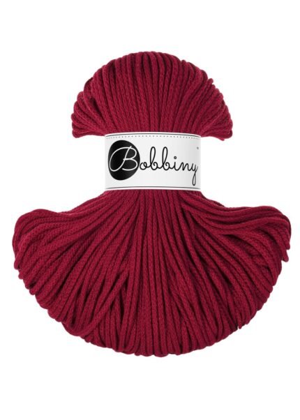 Шнур Bobbiny Junior 3 мм Red Velvet, 100 м