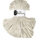 Шнур Bobbiny Junior 3 мм Shiny Cashmere Beige, 100 м