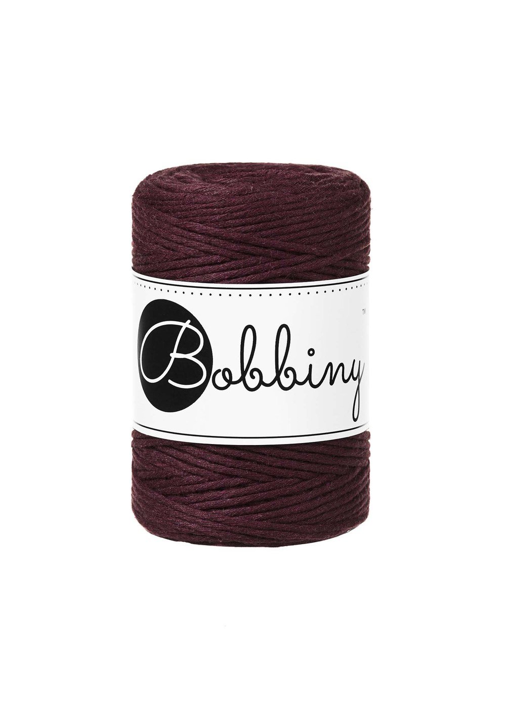 bobbiny-macrame-1-5mm-burgundy-img Шнур Bobbiny Macramé 1,5 мм Burgundy, 100 м - Зображення 1