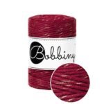 Шнур Bobbiny Macramé 1,5 мм Golden Wine Red, 100 м