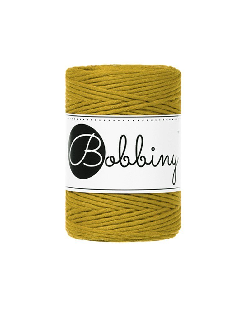 bobbiny-macrame-1-5mm-spicy-yellow-img Шнур Bobbiny Macramé 1,5 мм Spicy Yellow, 100 м - Зображення 1