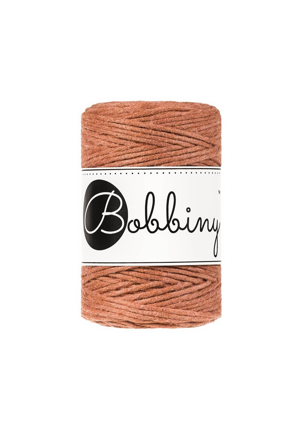 bobbiny-macrame-1-5mm-terracotta-img Шнур Bobbiny Macramé 1,5 мм Terracotta, 100 м - Зображення 1