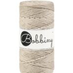 Шнур Bobbiny Macramé 3 мм Beige, 100 м