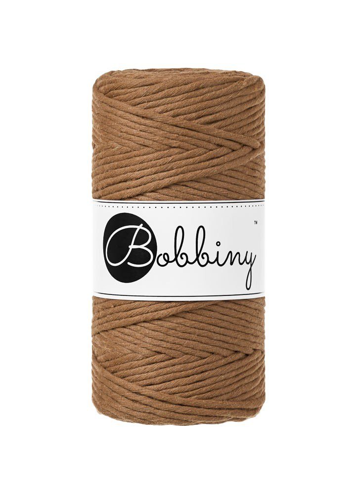 bobbiny-macrame-3mm-caramel-img Шнур Bobbiny Macramé 3 мм Caramel, 100 м - Зображення 1