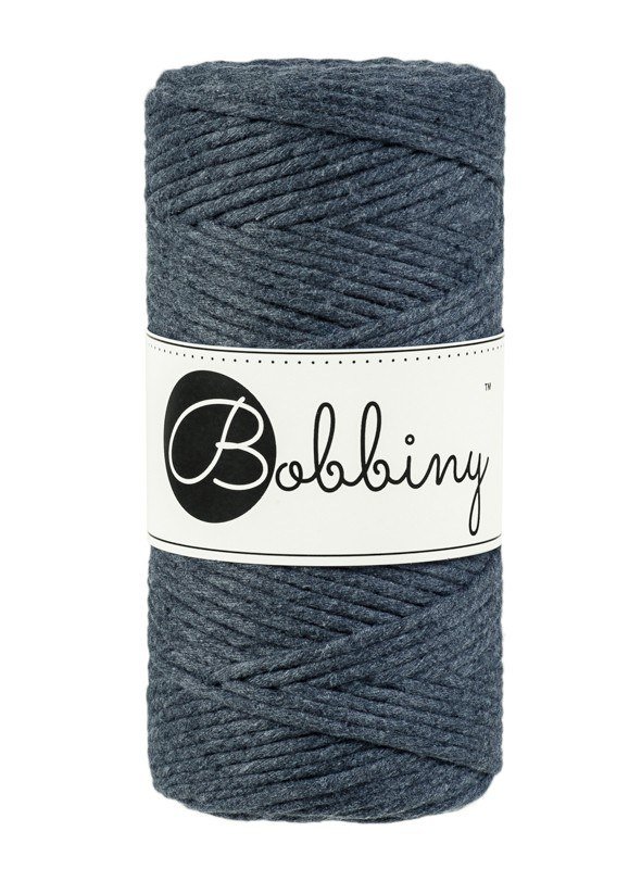 bobbiny-macrame-3mm-charcoal-img Шнур Bobbiny Macramé 3 мм Charcoal, 100 м - Зображення 1