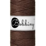 Шнур Bobbiny Macramé 3 мм Chocolate Brown, 100 м