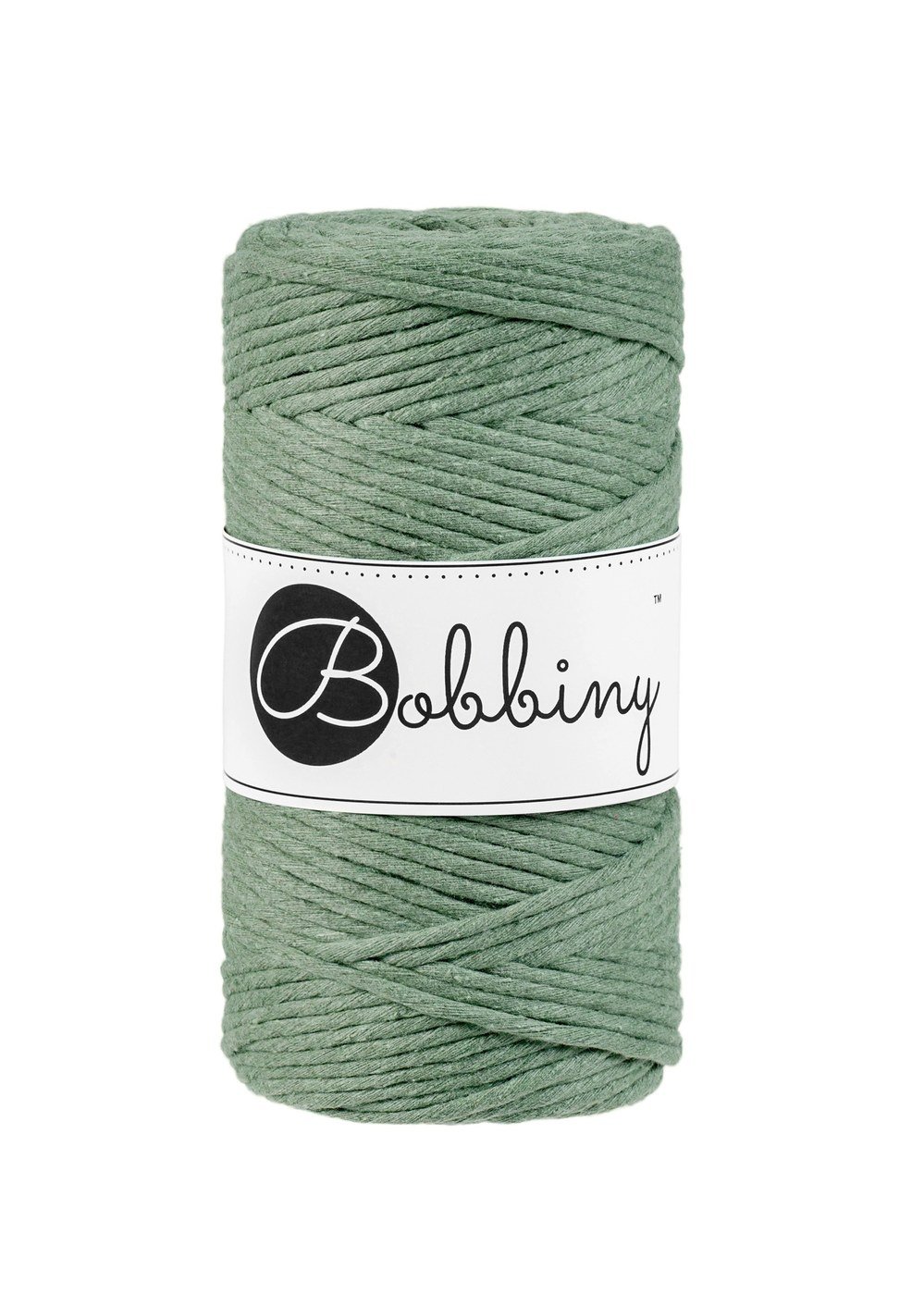 bobbiny-macrame-3mm-eucalyptus-green-img Шнур Bobbiny Macramé 3 мм Eucalyptus Green, 100 м - Зображення 1