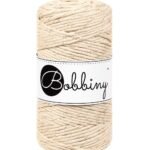 Шнур Bobbiny Macramé 3 мм Golden Warm Beige, 100 м