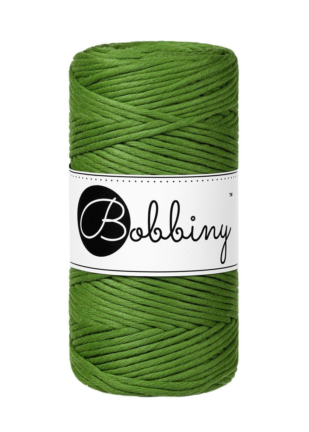 bobbiny-macrame-3mm-moss-green-img Шнур Bobbiny Macramé 3 мм Moss Green, 100 м - Зображення 1