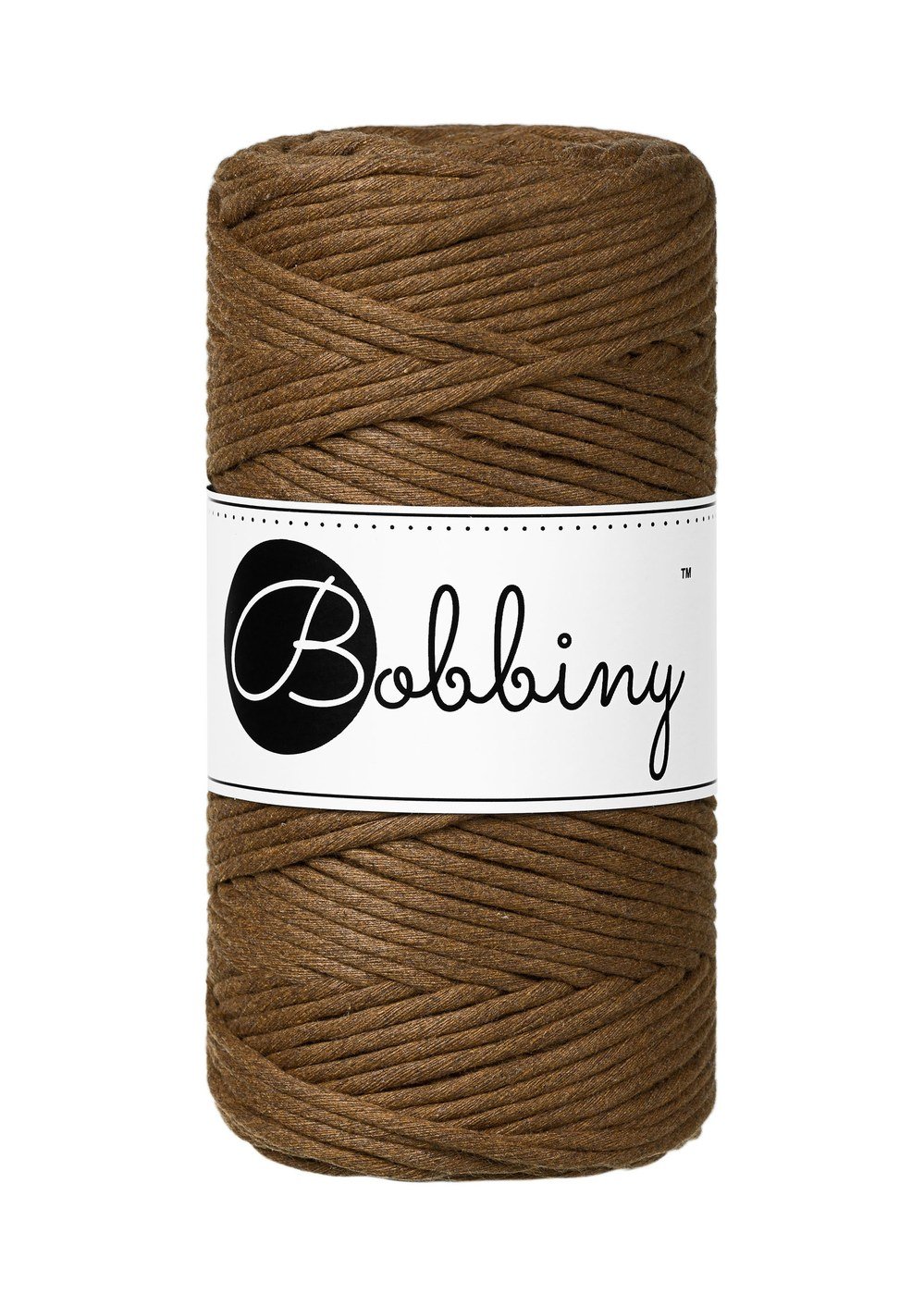 bobbiny-macrame-3mm-nut-brown-img Шнур Bobbiny Macramé 3 мм Nut Brown, 100 м - Зображення 1