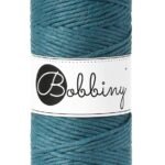 Шнур Bobbiny Macramé 3 мм Peacock blue, 100 м