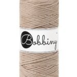 Шнур Bobbiny Macramé 3 мм Sand, 100 м