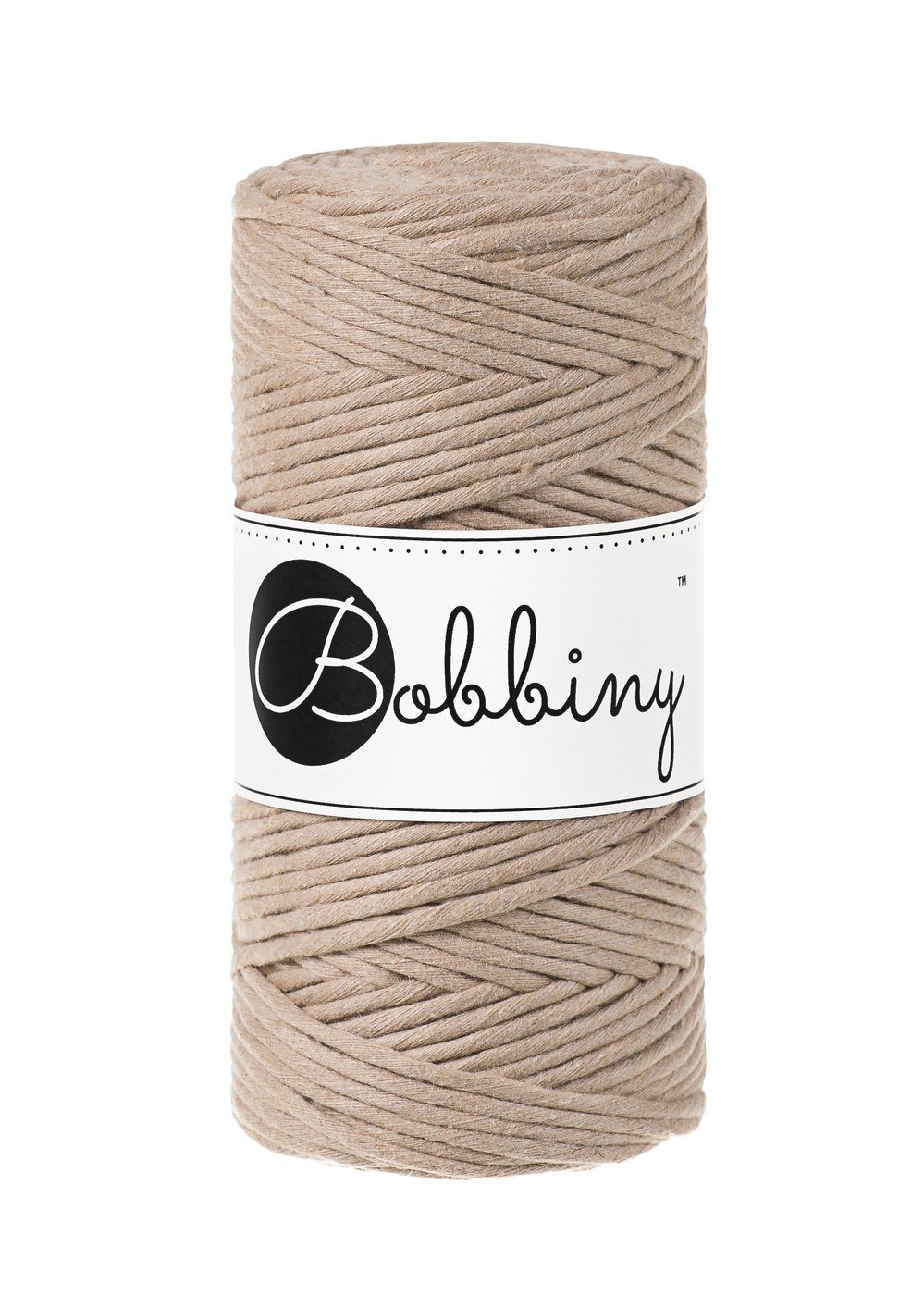 bobbiny-macrame-3mm-sand-img Шнур Bobbiny Macramé 3 мм Sand, 100 м - Зображення 1
