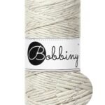 Шнур Bobbiny Macramé 3 мм Shiny Cashmere Beige, 100 м