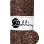Шнур Bobbiny Macramé 3 мм Shiny Chocolate Brown, 100 м