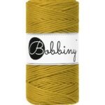 Шнур Bobbiny Macramé 3 мм Spicy Yellow, 100 м
