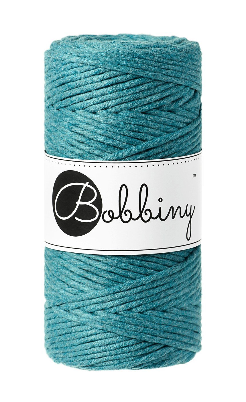 bobbiny-macrame-3mm-teal-img Шнур Bobbiny Macramé 3 мм Teal, 100 м - Зображення 1