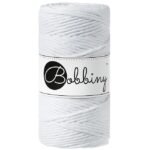 Шнур Bobbiny Macramé 3 мм White, 100 м