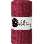Шнур Bobbiny Macramé 3 мм Wine Red, 100 м