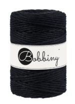 Шнур Bobbiny Macramé 5 мм Black, 100 м