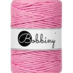 Шнур Bobbiny Macramé 5 мм Bubblegum Pink, 100 м